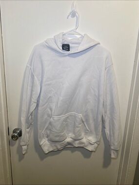 Original Deluxe White Pullover Hoodie Sweatshirt